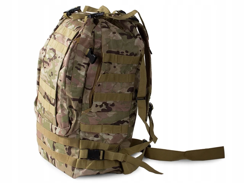 Tactische Survival camouflage rugzak 48,5 Liter Bos
