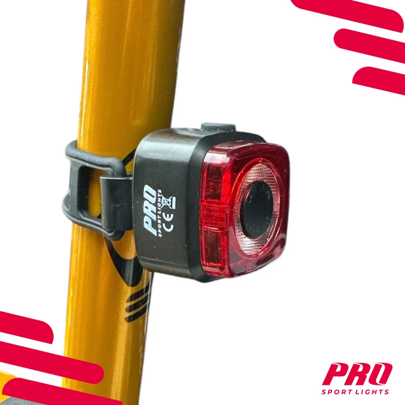 Fietsverlichtingsset 100 Lux Koplamp en Achterlicht LED USB Oplaadbaar