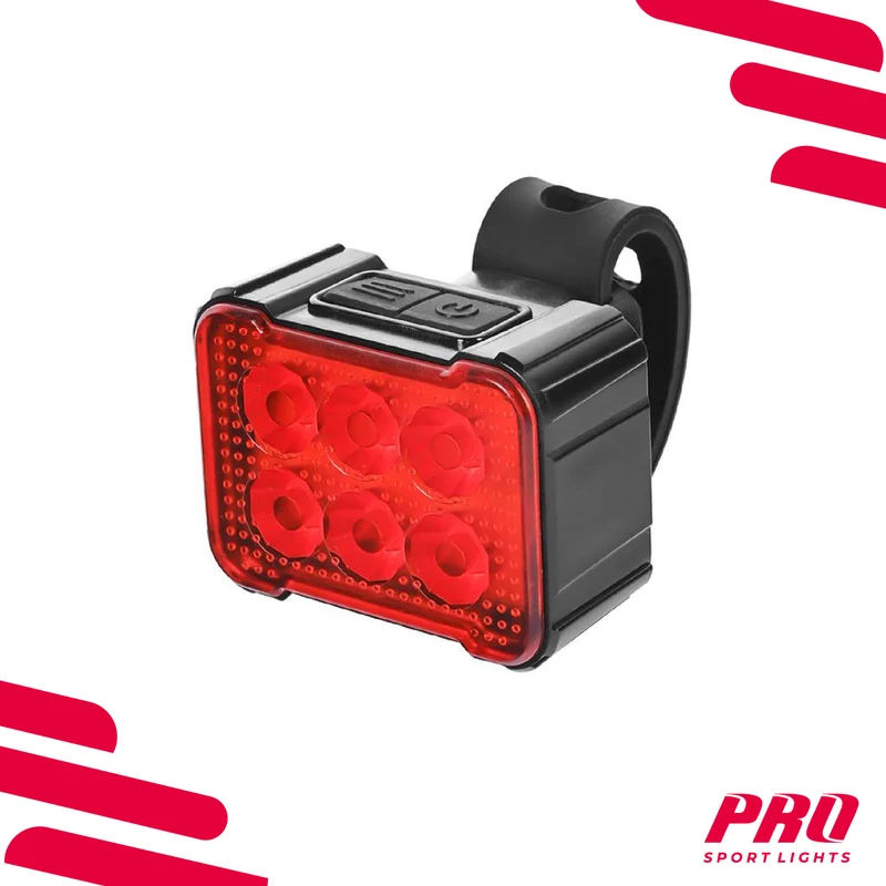 Fietsverlichtingsset Voorlicht en Achterlicht 360 en 50 Lumen LED USB Oplaadbaar