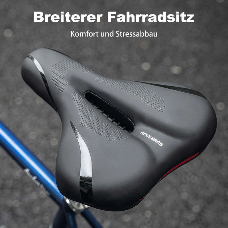 ROCKBROS Fahrradsattel Memory Foam Atmungsaktiv Gel Sattel