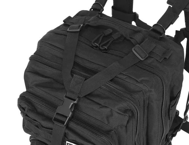 Militaire Rugzak XL Heren Dames 38 Liter Survival Tactische Rugtas - Zwart - Waterdicht