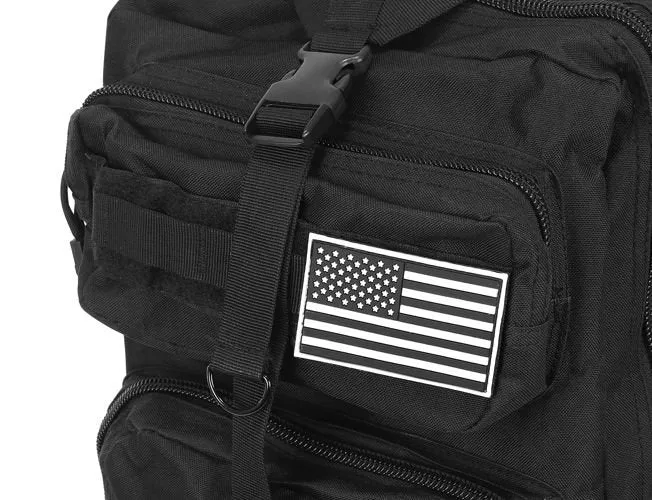 Militaire Rugzak XL Heren Dames 38 Liter Survival Tactische Rugtas - Zwart - Waterdicht