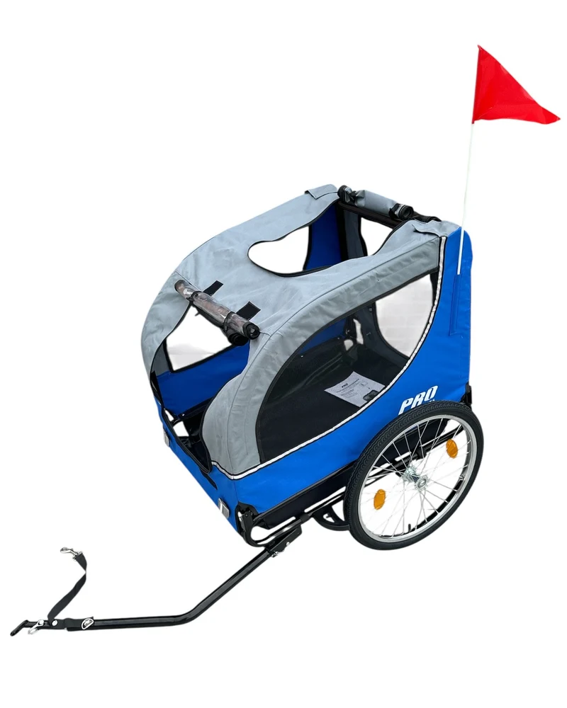 Fietskar Hond Premium Hondenkar Opvouwbaar – Blauw – Waterdicht – Tot 30kg