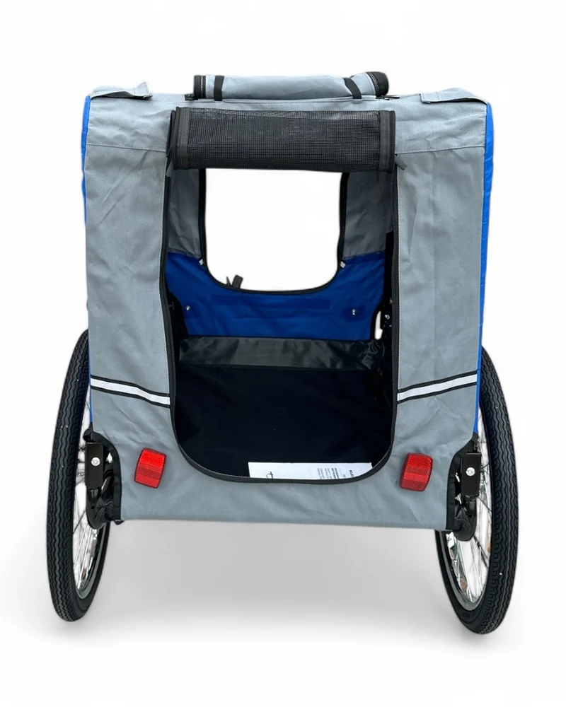 Fietskar Hond Premium Hondenkar Opvouwbaar – Blauw – Waterdicht – Tot 30kg
