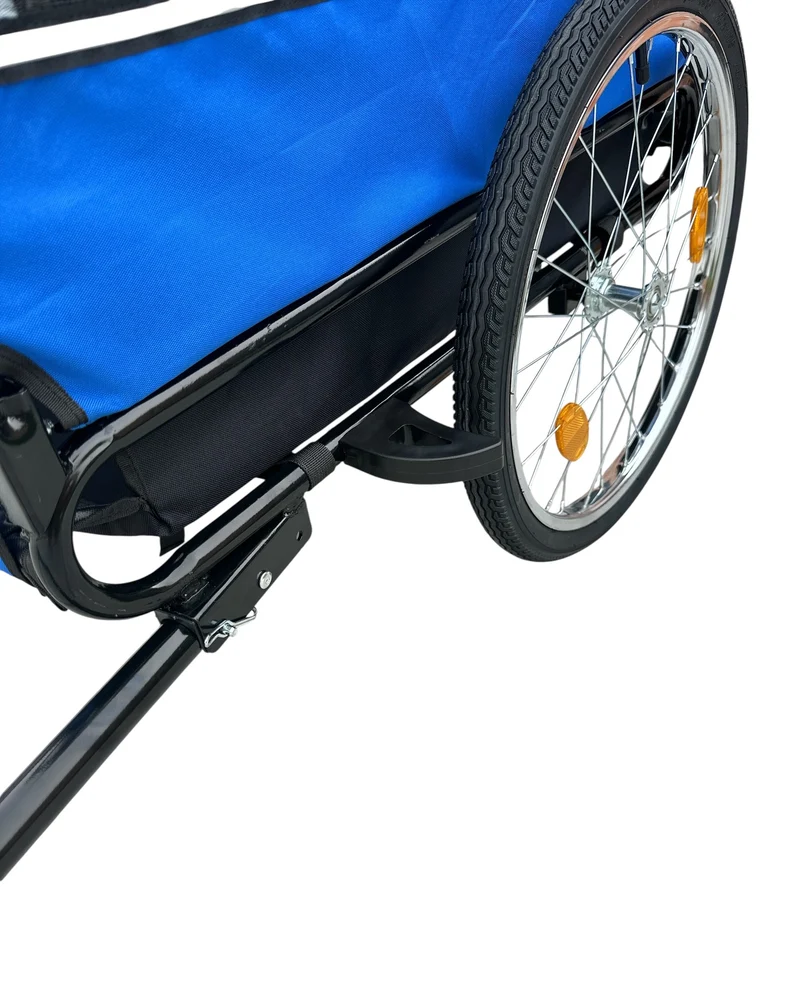 Fietskar Hond Premium Hondenkar Opvouwbaar – Blauw – Waterdicht – Tot 30kg