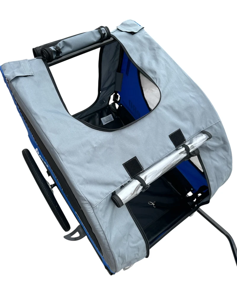 Fietskar Hond Premium Hondenkar Opvouwbaar – Blauw – Waterdicht – Tot 30kg