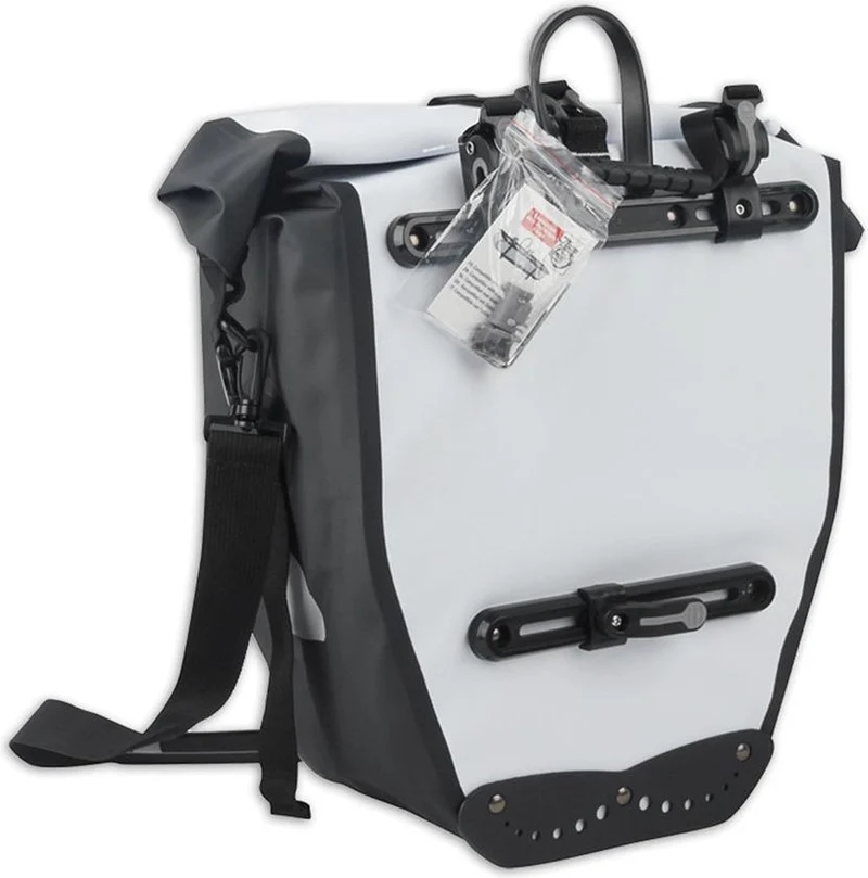 Lynx Waterdichte Fietstas Tarpaulin XL 25 Liter - Wit