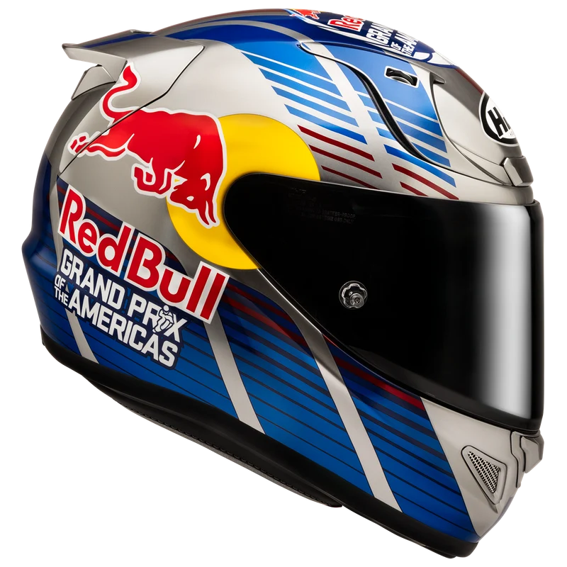 HJC RPHA 12N Red Bull Austin GP 2 Full Face Motorcycle Helmet