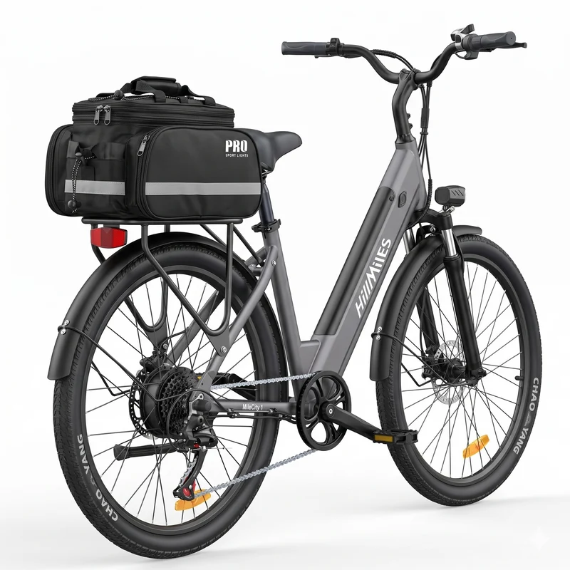 Fietstas Bagagedrager Achter – Uitbreidbaar 8 tot 20 Liter – met Regenhoes - Reflecterend