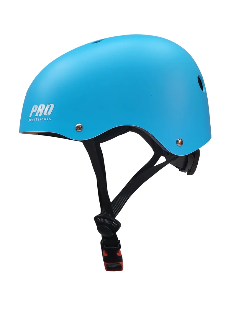 Fietshelm Pro Sport Lights Kinderen Skate Kinderhelm - Blauw