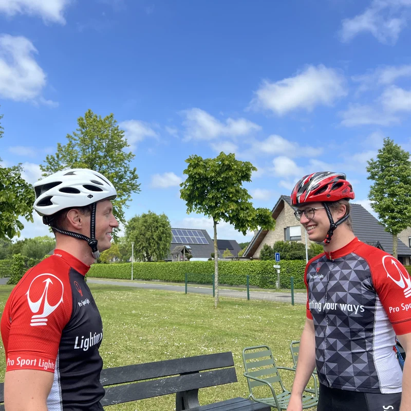 Fietshelm Dames/Heren - Rood/Zwart