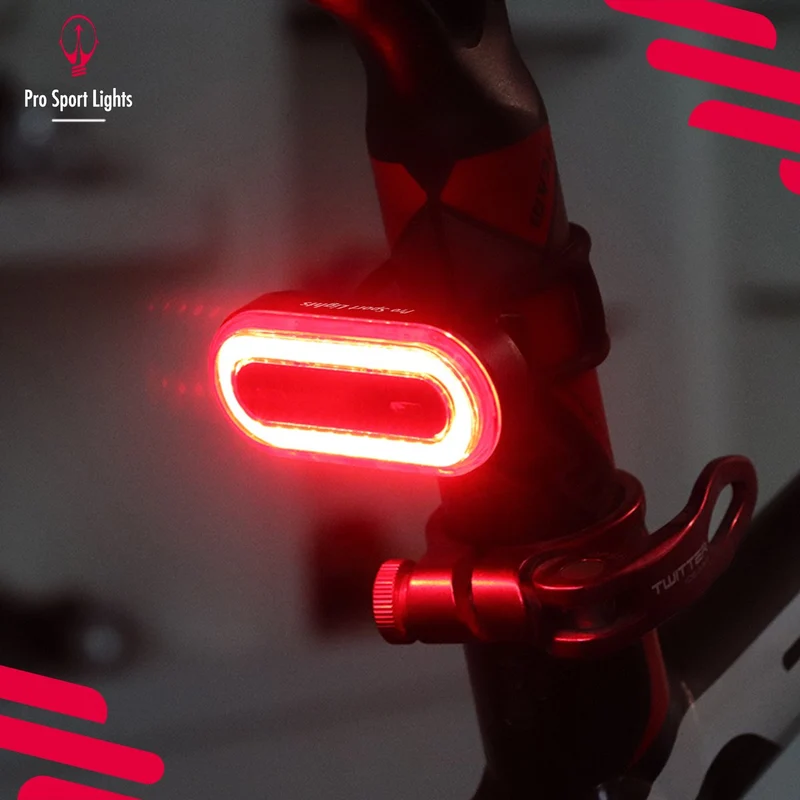Pro Sport Lights Rood Achterlicht - USB Oplaadbaar
