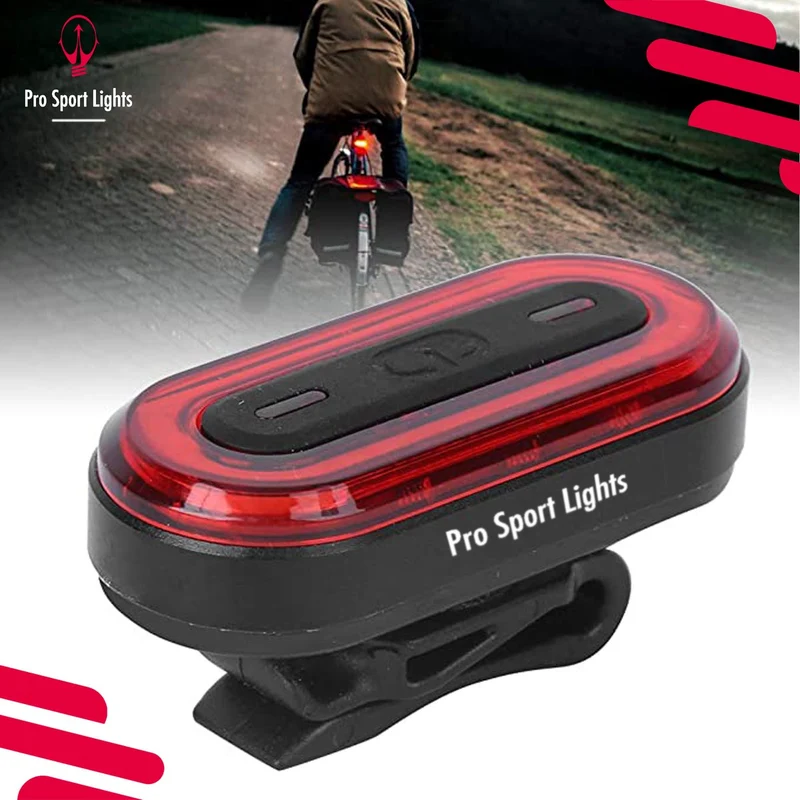 Pro Sport Lights Rood Achterlicht - USB Oplaadbaar