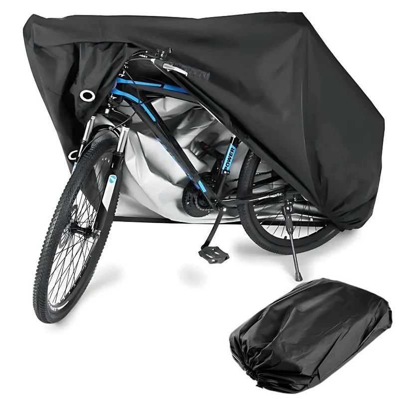 Fietshoes Waterdicht Beschemhoes Fiets 190x95 cm Scooter Motor Hoes Zwart