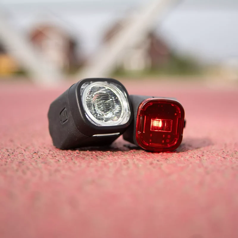Fietsverlichting Set USB Oplaadbaar 30 Lux Koplamp Fiets Met Achterlicht