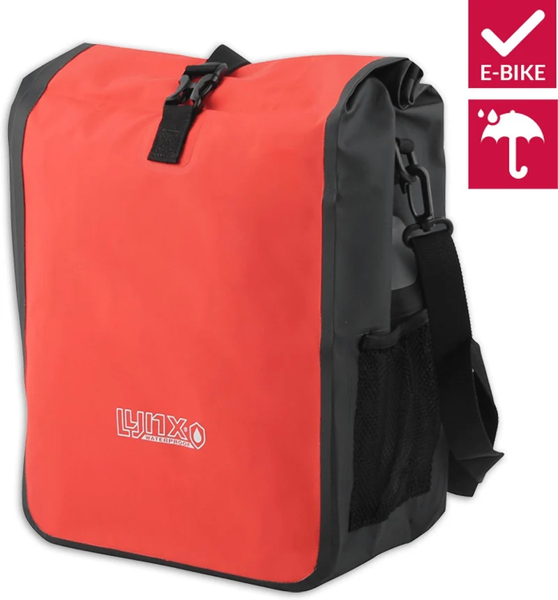 Lynx Enkele Fietstas - Valley XL - 21L - E-Bike - Rood
