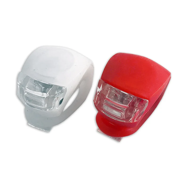 Lynx Siliconen Fietsverlichtingsset – Wit Voorlicht en Rood Achterlicht