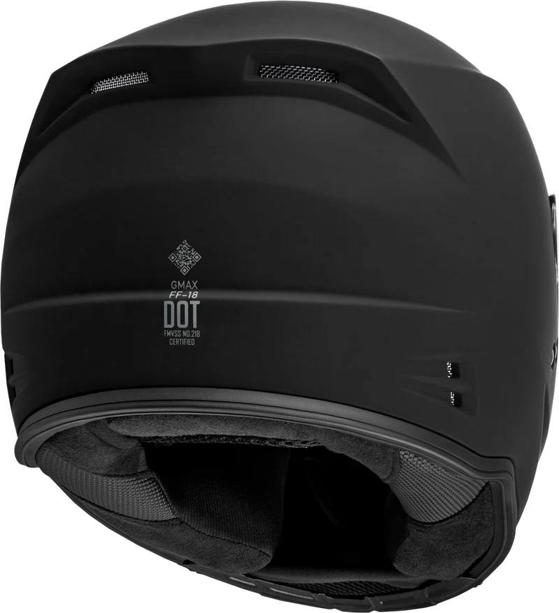 Gmax FF-18 Solid Full Face Motorcycle Helmet