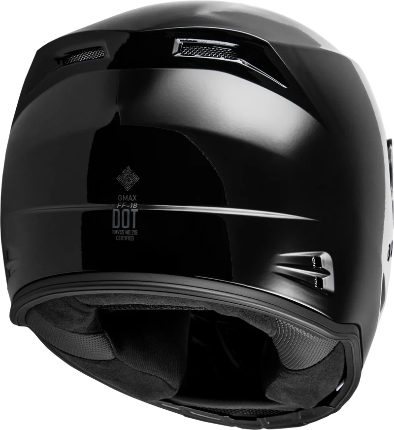 Gmax FF-18 Solid Full Face Motorcycle Helmet