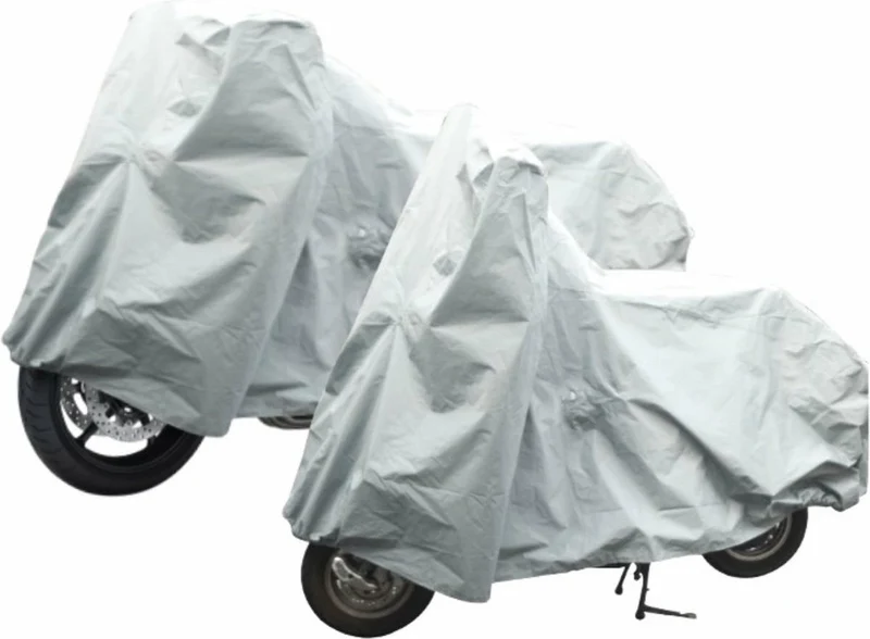 Beschermingshoes Fiets/Motor Zilvergrijs 246x127cm