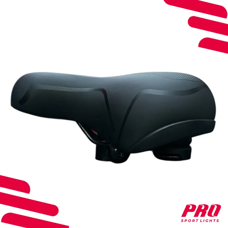 Fietszadel Unisex Selle Comfort Zadel Dames Heren Fiets - Royal Zwart