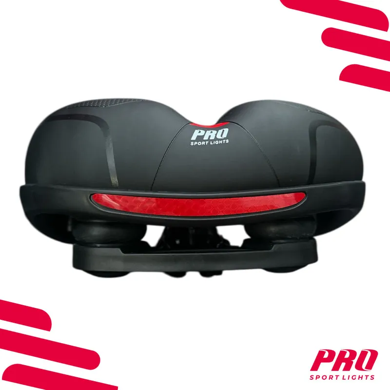 Fietszadel Unisex Selle Comfort Zadel Dames Heren Fiets - Royal Zwart