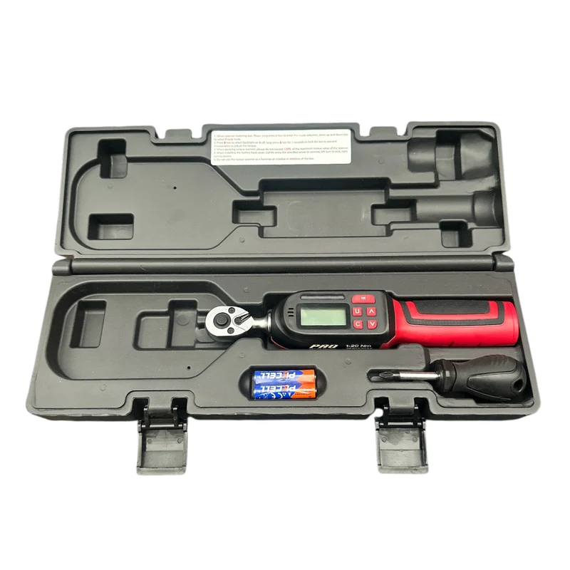 Digitale Momentsleutel Fiets – 1–20 Nm – 1/4 inch
