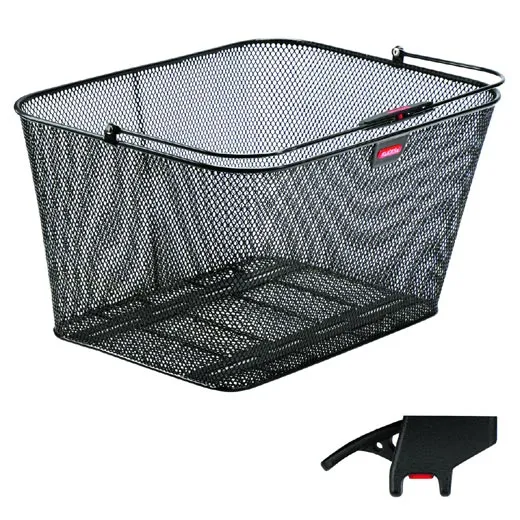 KLICKfix Fahrradkorb City Metal Korb Cargo Korbklip schwarz