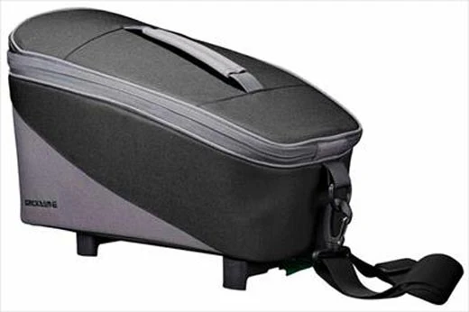 racktime Gepäckträgertasche 8 Liter TALIS schwarz grau mit Snapit 1.0 System Fahrradtasche