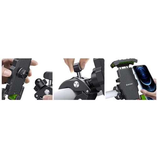 Telefoonhouder Fiets GSM Houder Fiets Motor Zwart Universeel