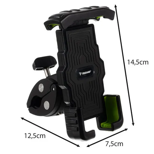 Telefoonhouder Fiets GSM Houder Fiets Motor Zwart Universeel