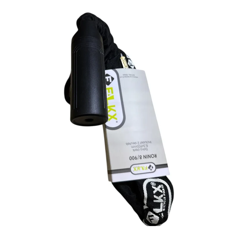 Fietsslot Kettingslot Fiets ART2 Zwart 8mm x 90cm Stadsfiets E-bike