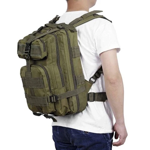 Militaire Rugzak Dames Heren 26 Liter Survival Tactical Rugtas Kinderen - Groen