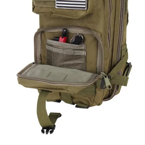 Militaire Rugzak Dames Heren 26 Liter Survival Tactical Rugtas Kinderen - Groen