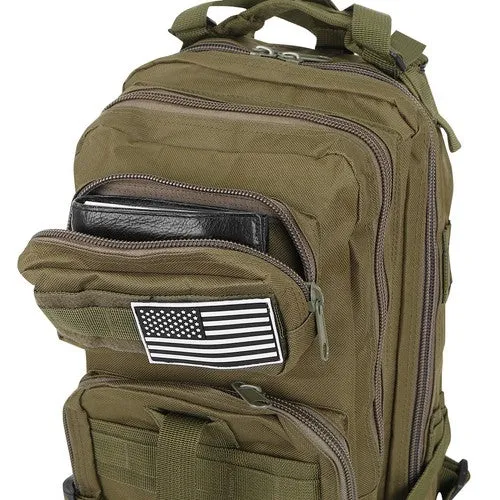 Militaire Rugzak Dames Heren 26 Liter Survival Tactical Rugtas Kinderen - Groen