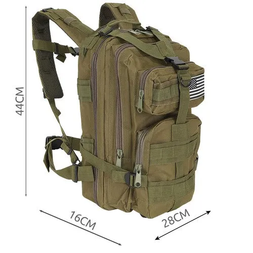 Militaire Rugzak Dames Heren 26 Liter Survival Tactical Rugtas Kinderen - Groen
