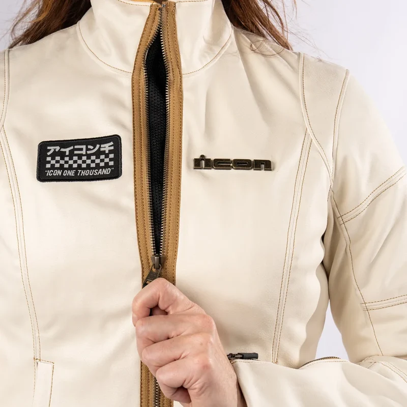 Icon Women's Tuscadero 3 Motorcycle Riding Jacket