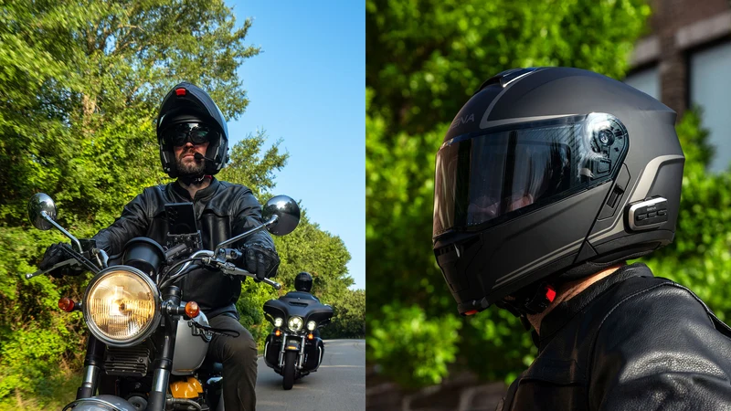 Sena Outrush 2 Modular Smart Motorcycle Helmet w/ Bluetooth & Mesh Intercom