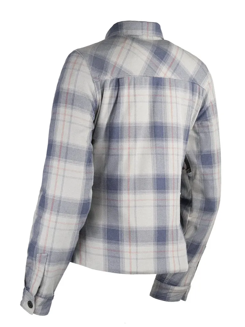 Icon Women's Fallblock Armored Motorcycle Flannel Shirt