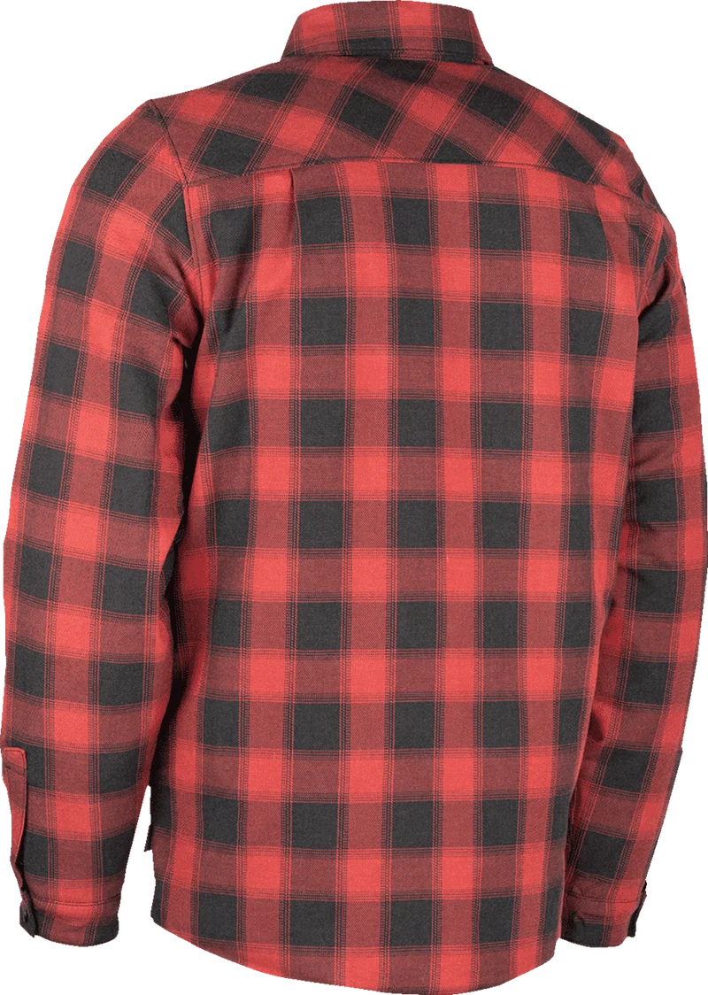 Icon Men's Fallblock Armored Motorcycle Flannel Shirt