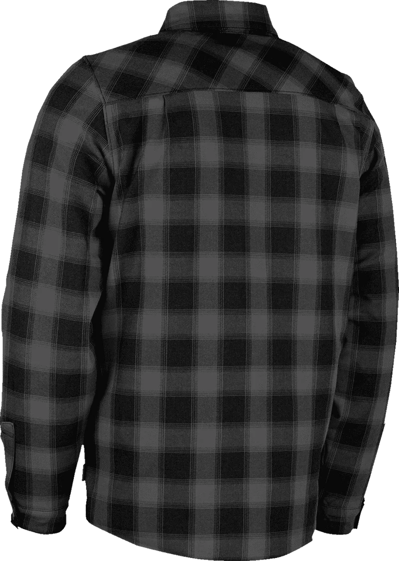 Icon Men's Fallblock Armored Motorcycle Flannel Shirt