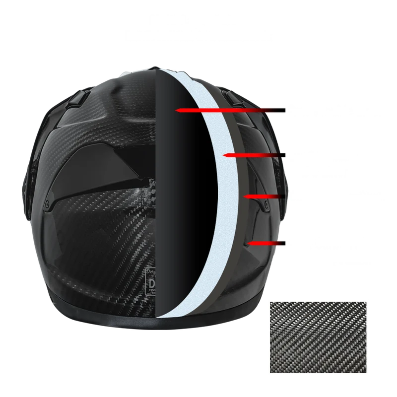 Daytona C6 Pro Carbon Fiber Modular Motorcycle Helmet