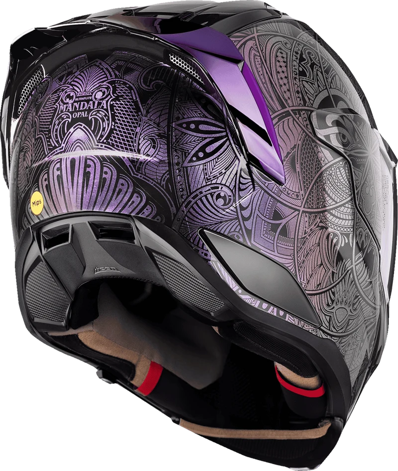 Icon Ultraflite Opal Mandala MIPS Full Face Motorcycle Helmet