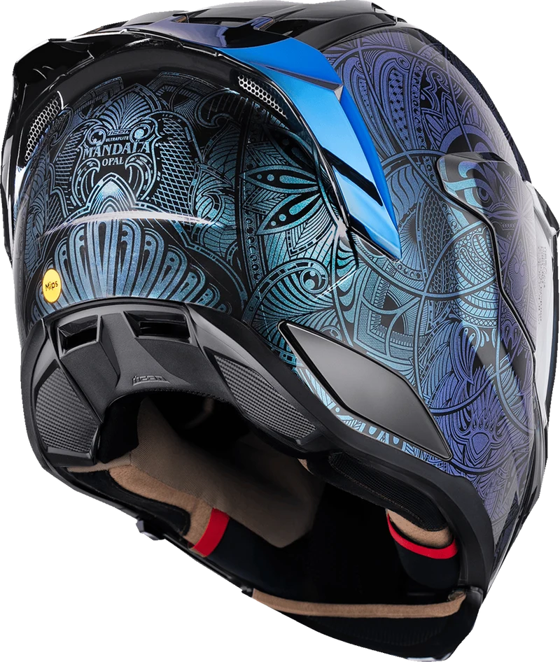 Icon Ultraflite Opal Mandala MIPS Full Face Motorcycle Helmet