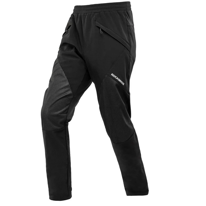 ROCKBROS Winter Radlerhose Herren Lange Fahrradhose Warm Fleece