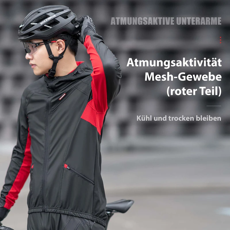Herren Fahrradjacke für Winter & Pendeln