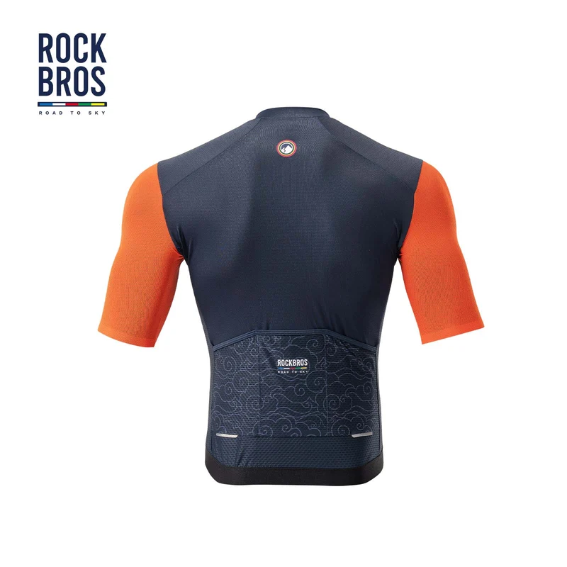 ROAD TO SKY Herren Kurzarm-Radtrikot Fahrrad Jersey für MTB & Rennrad