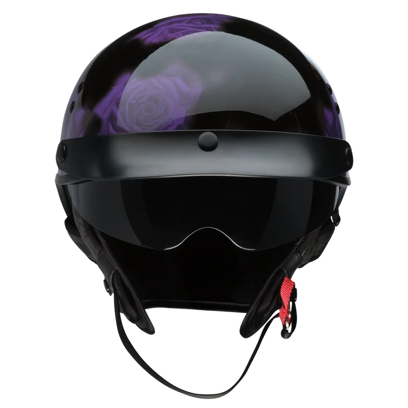 Z1R Vagrant NC Rose Half Face Motorcycle Helmet