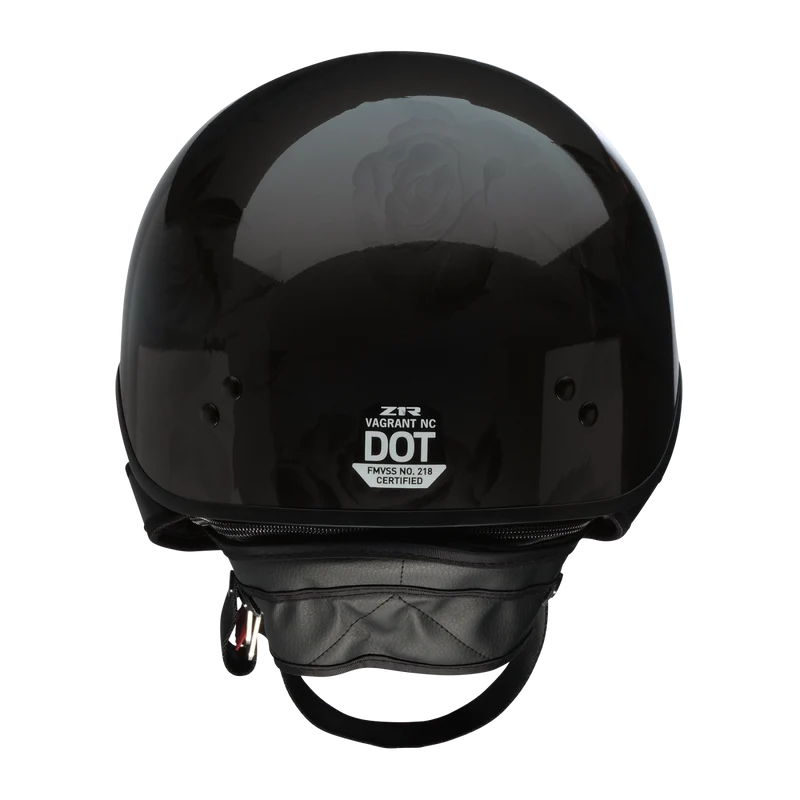 Z1R Vagrant NC Rose Half Face Motorcycle Helmet