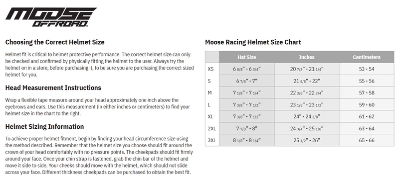Moose Racing MR3 F.A.F. Offroad Motorcycle Helmet